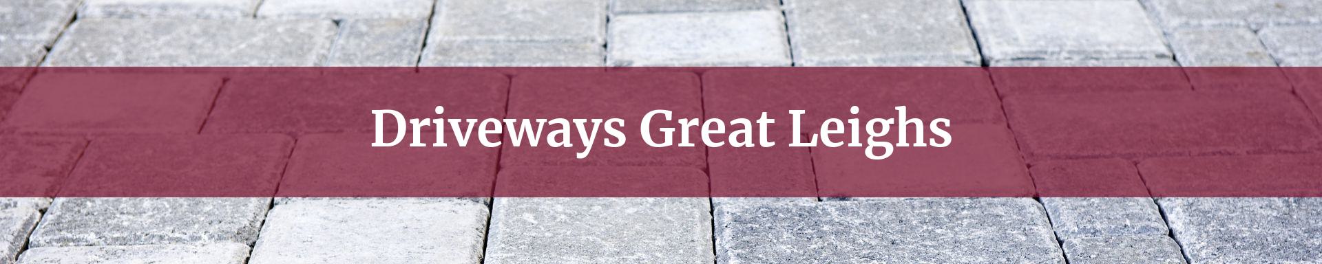 driveway contractor Great Leighs
